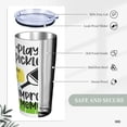 thumbnail image 4 of 20oz Pickleball Tumbler with Lid - Playing Pickleball Improves Memory Pickle Ball Gifts - Christmas/Birthday Gift for Friends - Stainless Steel Vacuum Insulated Travel Cup Coffee Mug, 4 of 6