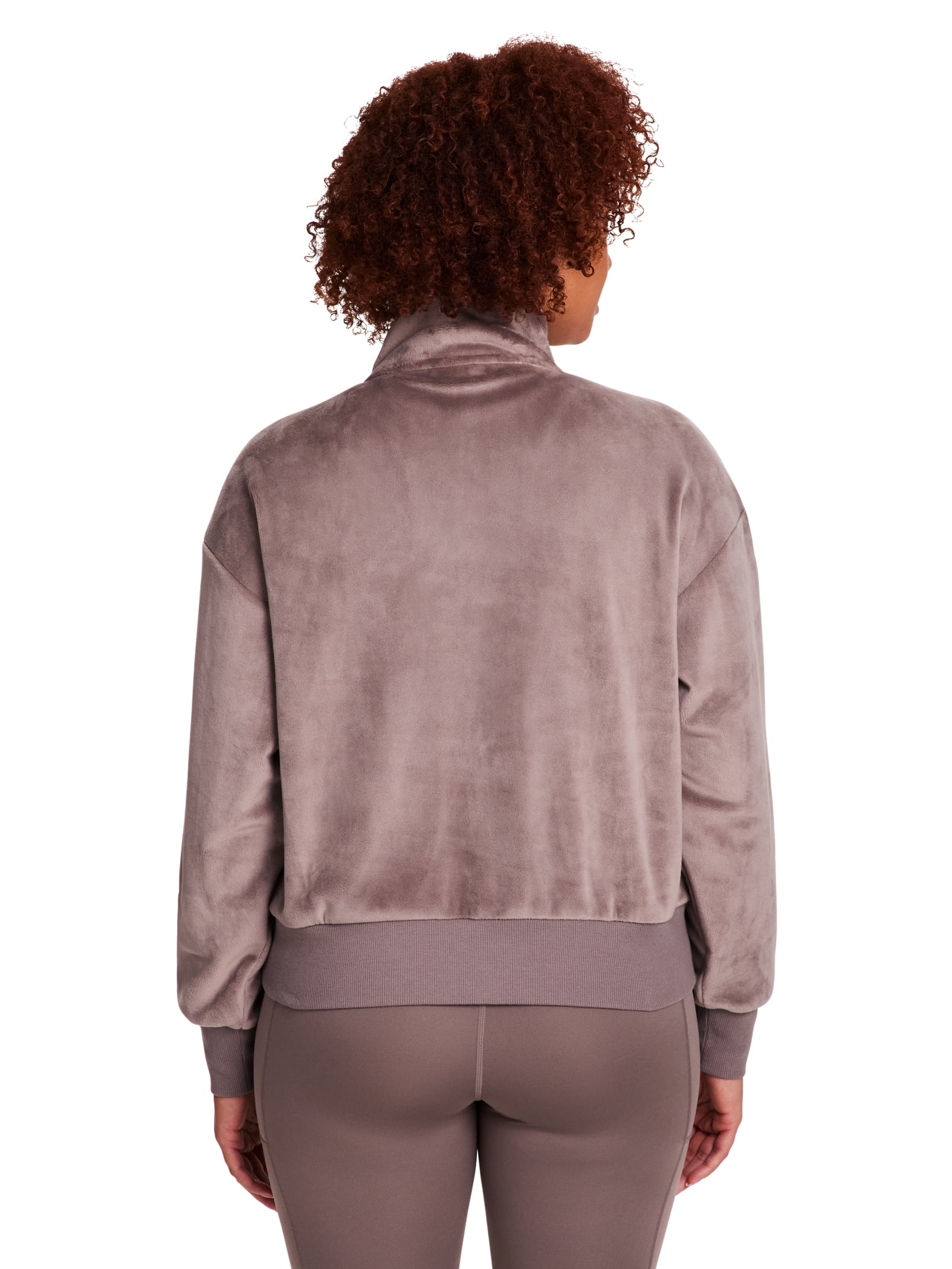 Reebok Women's and Women's Plus Cozy Zip Up Jacket, Sizes XS-4X