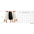 thumbnail image 7 of Women's Half Slips Underskirt for Under Dresses Slip Solid Lace Trim Satin Underskirt Inner Lining Short Mini Skirt, 7 of 7