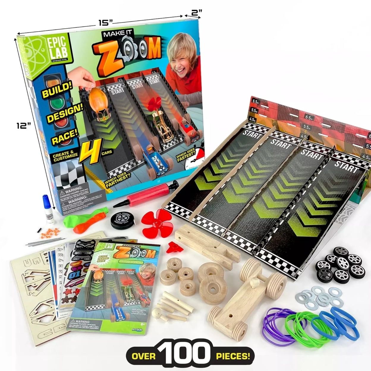 What Is Science & Technology? 全20巻セット ArtSkills Epic Lab Make it Zoom STEM Kit - Walmart.com