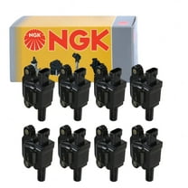 8 pc NGK Ignition Coils compatible with GMC Sierra 1500 5.3L 6.2L V8 2014-2019
