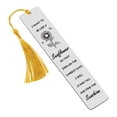 thumbnail image 2 of Hot Pick Guczhu Personalized Fun Bookmark - Custom Gift for Book Lovers, Readers, Men & Women - Perfect Birthday Present for Colleagues, Best Friend, Sister, Teens & Adults, Yellow, 2 of 9