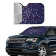 thumbnail image 4 of ZNDUO Stars American Flag Colours Pattern Car SUV Windshield, Small Size UV Rays and Heat Sun Visor Protector Foldable Sun Shade Car Windshield, 4 of 8
