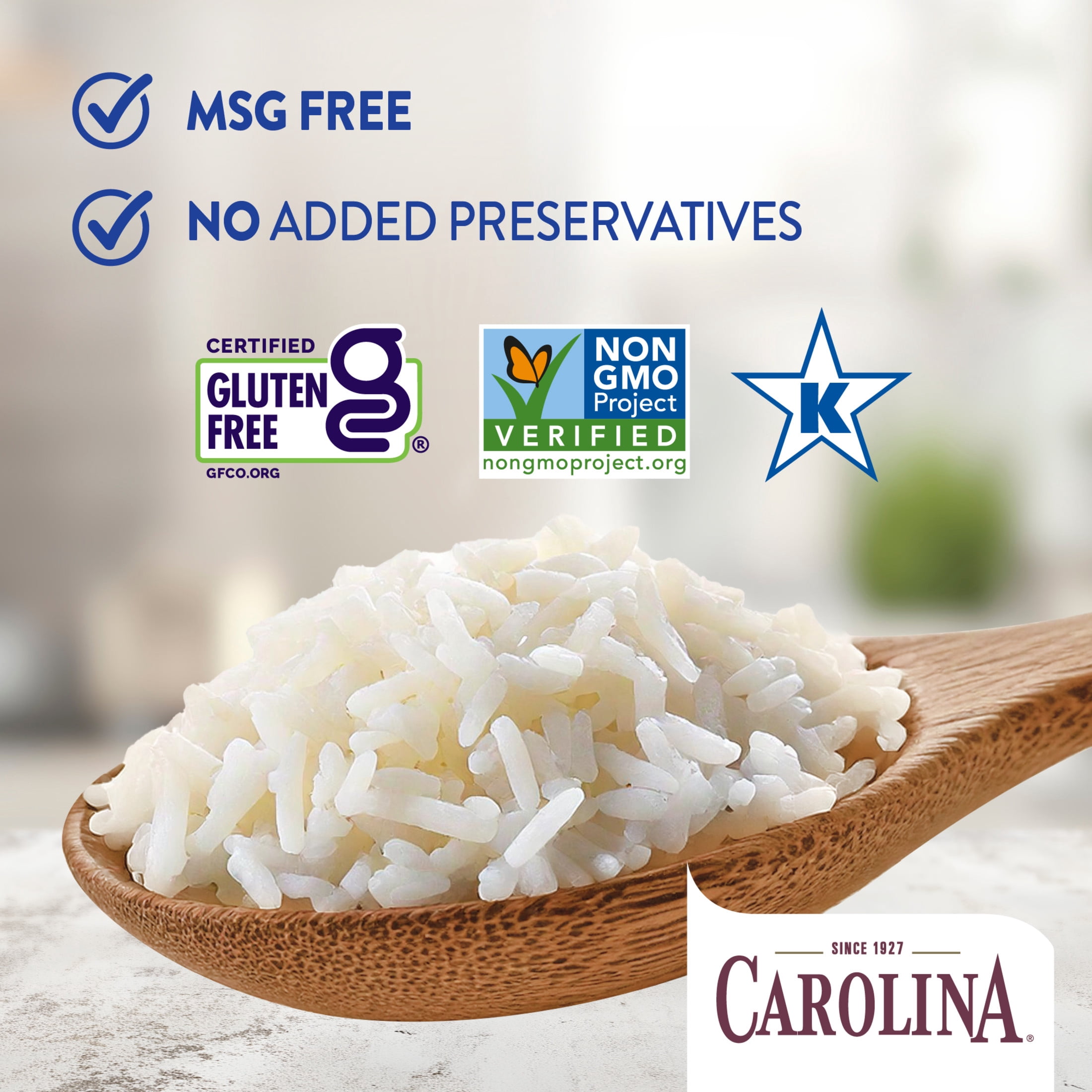 (2 pack) Carolina Enriched White Rice, Extra Long Grain, 20 lb Bag