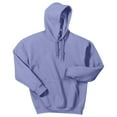 thumbnail image 5 of Gildan Heavy Blend Men's Fleece Hooded Sweatshirt, Soft Pullover Pocket Hoodie, Violet, Size XL, 5 of 5