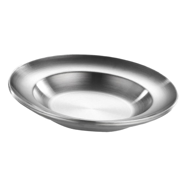 veasfak Plats de Service Assiette de Camping Plat Rond Épaissi Plat Dessert Plateau 23cm