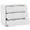 White-3 Layer 4 drawer, variant on UBesGoo Dresser for Bedroom Wood 4 Drawers Dressers, Fluted Modern Dresser, White