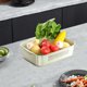 thumbnail image 4 of ¡Precios de Oferta!, Cesta de drenaje Lavavajillas doble Cocina Hogar Bandeja de frutas Cesta de drenaje multiusos Cesta de frutas Akmoler, 4 of 8