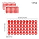 thumbnail image 3 of Combination Number Stickers | 1 Inch Adhesive Labels 1-50 | Multi-Color White Black Red Orange Yellow Blue Green | Paper Material | 10 Sheets | Decorative Numbering Stickers, 3 of 6