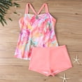 thumbnail image 4 of Traje de baño tankini de verano para mujer, talla grande, estampado, bikini dividido, traje de baño de dos piezas para mujer, trajes de baño tankini para mujer, traje de baño de 2 piezas para mujer, t, 4 of 6