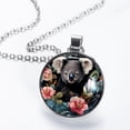 thumbnail image 2 of Koala Women's Glass Circular Pendant Necklaces, 2 of 5