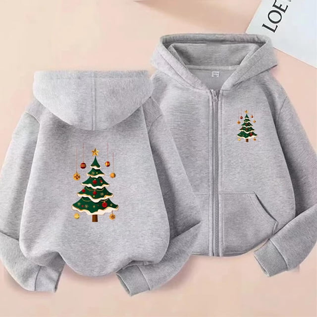 EGNMCR Sweat à Capuche à Manches Longues et Col Rond pour Enfants avec Imprimé Dégradé, polyester