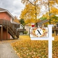 thumbnail image 4 of Fall Maple Leaves Monogram Letter X Mailbox Cover Magnetic 25.5x21 Inch, Family Last Name Initial Post Letter Box Covers, Autumn Thanksgiving Seasonal Outdoor Yard Oversized Mailbox Decor, 4 of 6