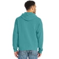 thumbnail image 3 of Hanes Men's Garment Dyed Fleece Hoodie Spanish Moss XL, 3 of 8