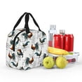 thumbnail image 3 of Kdxio Cool Chicken Print Insulated Lunch Bag,Reusable Tote Lunch Box for Women Men,Leakproof Cooler Lunch Bags for Work Office Travel Picnic, 3 of 6