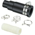thumbnail image 1 of Woeilo Dishwasher Drain Hose Adapteratible with Insinkerator Garbage Disposals, Dishwasher Hose Connector Include 1 Inlet Connector, 1 Hose Clamp and 3 Spring Clamps (1 Set), 1 of 5