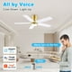 thumbnail image 2 of Ventilador de techo Lorpies 42 Smart Low Profile con luces y control remoto, 2 of 7
