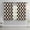 Brown and White Checkered, variant on Black and White Vertical Stripe Blackout Curtains, Modern Minimalist Striped Drapes, 100% Light Blocking, Thermal Insulated & Noise Reducing Curtains, Grommet Top 42 x 63 Inches, 2 Panels