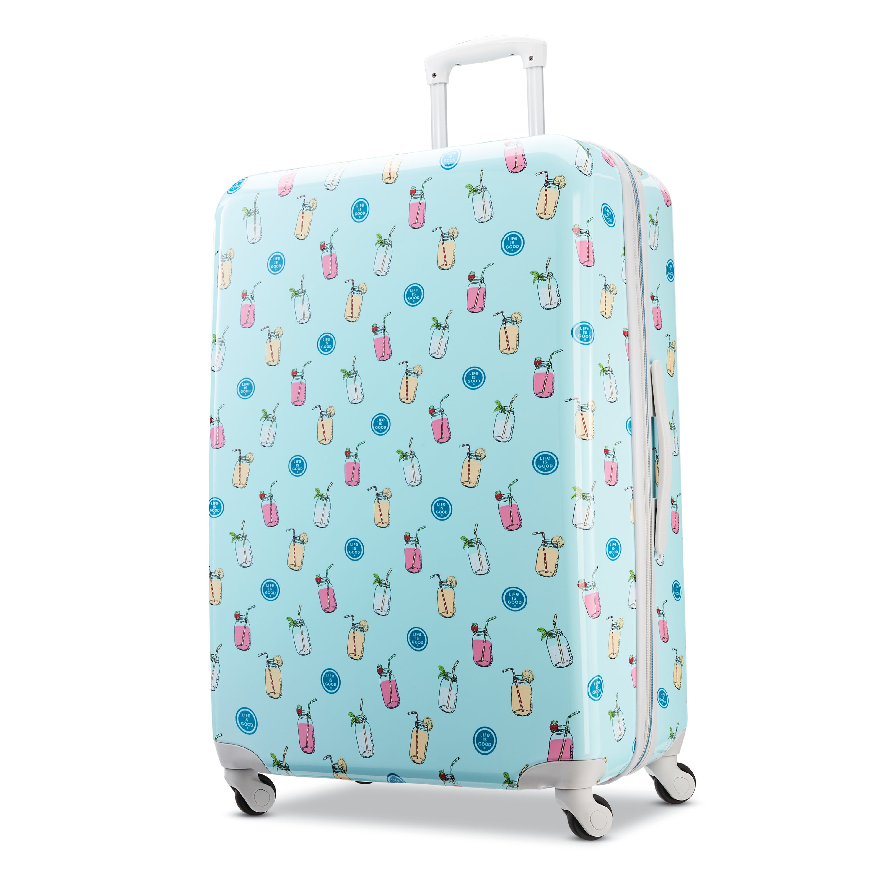 American Tourister Life Is Good 28-inch Hardside Spinner, Checked ...