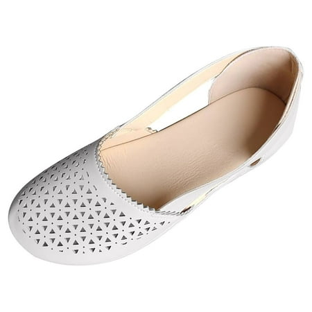 

Womens Clothes Clearance 2025 Clearance! asdoklhq Sandals for Women Woman Summer Fashion Casual Sandals Casual Flat Solid Color Loophole Shoes Beige 43