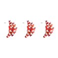 thumbnail image 2 of Justharion 12pcs/set Multicolor Double Couche Papillons 3D Autocollants Muraux Décoration Murale PVC Papillons Réfrigérateur Autocollants Grand Rouge 3Set, 2 of 6