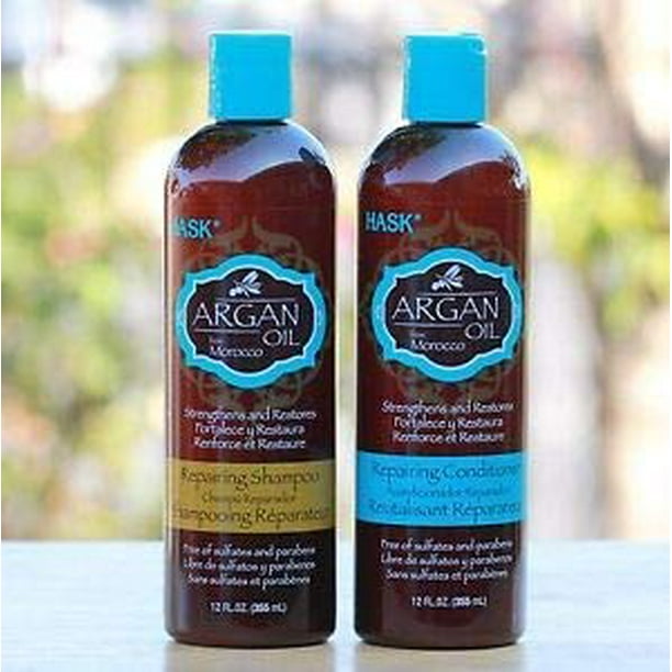 Hask Argan Oil Repairing Shampoo & Conditioner 12 FL OZ