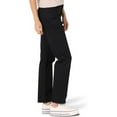 thumbnail image 2 of Lee Women's Petite Relaxed Fit All Day Straight Leg Pant 4 Petite Jet Black, 2 of 5