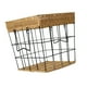 thumbnail image 5 of Canasta de almacenamiento de metal Organizador portátil Práctico contenedor de almacenamiento rústico multipropósito con manijas para acampar de, 5 of 9