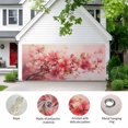 thumbnail image 2 of Flower Painted, Abstract Blush Pink Watercolor Garage Door Cover Banner 6 x 13 FT, Garage Door Curtains Backdrop with Grommets for Indoor Outdoor Wall Party Porch Yard Decorations Background, 2 of 9