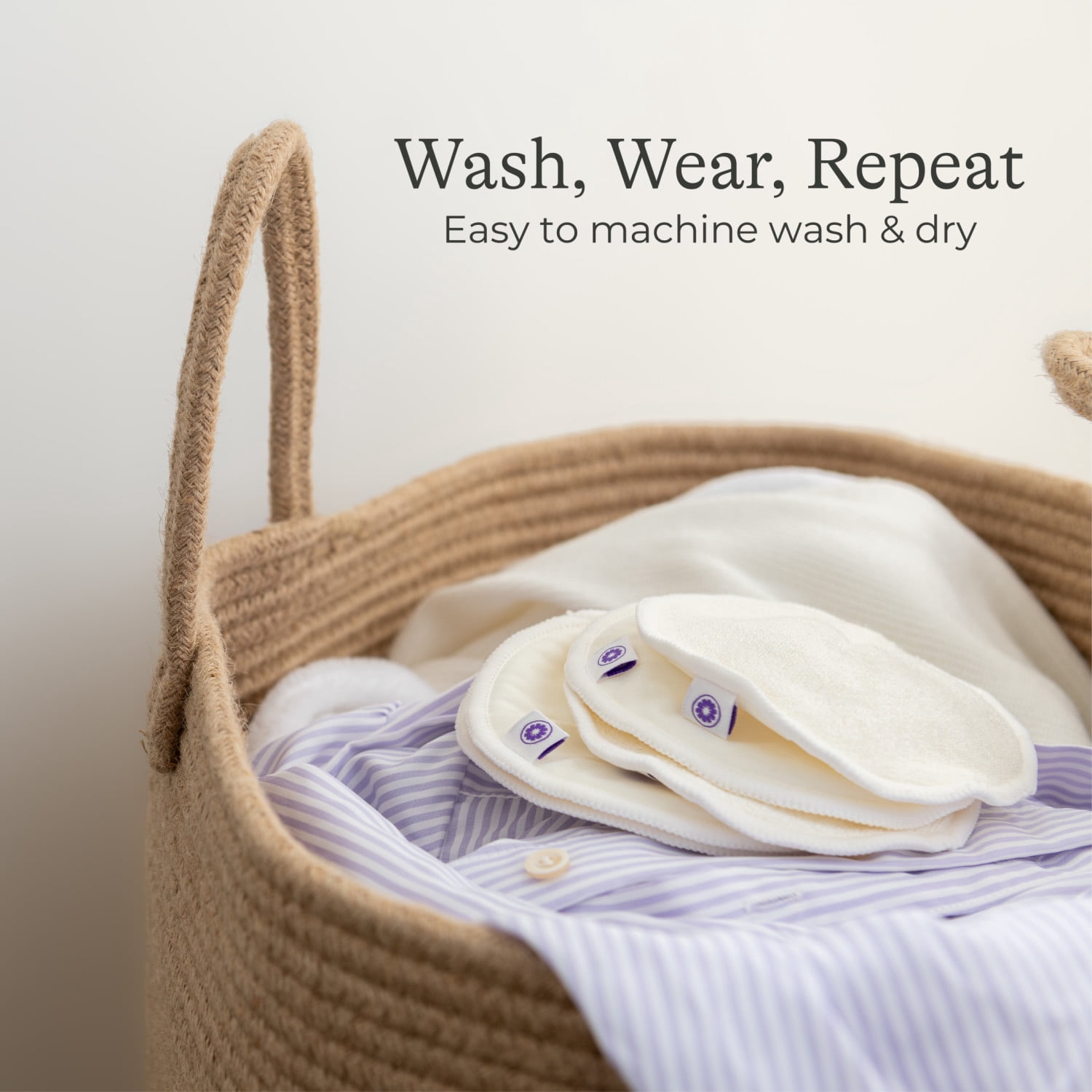 Lansinoh Washable Nursing Pads, 10 Count