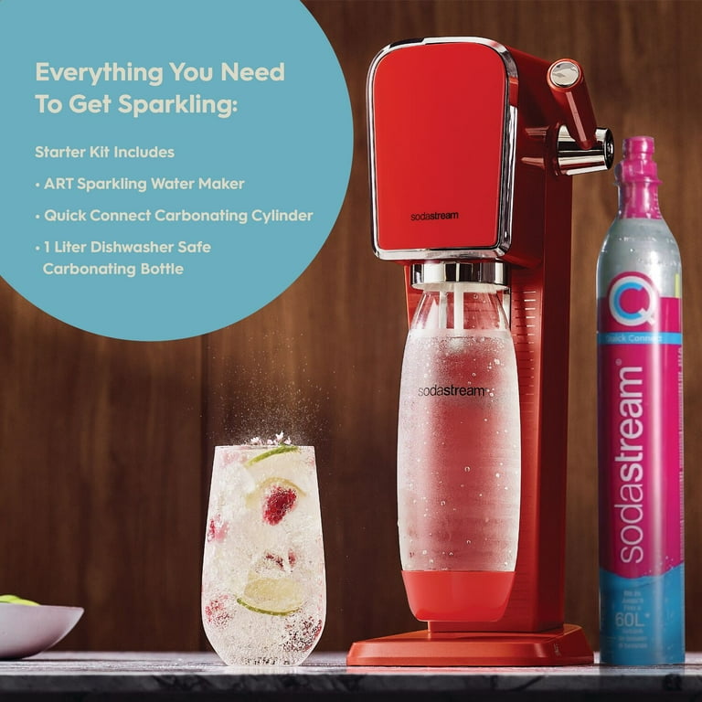 SodaStream Art Sparkling Water Maker - Mandarin Red 