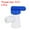 Blue, variant on Elbow Ball Valve Quick Connect Fitting 1/4" Tube Outer Dia. G1/4 Female Thread for Water Purifiers Blue and White 2Pcs
