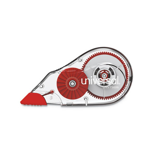 Correction Tape Dispenser NonRefillable, 1/5" x 315", 6/Pack