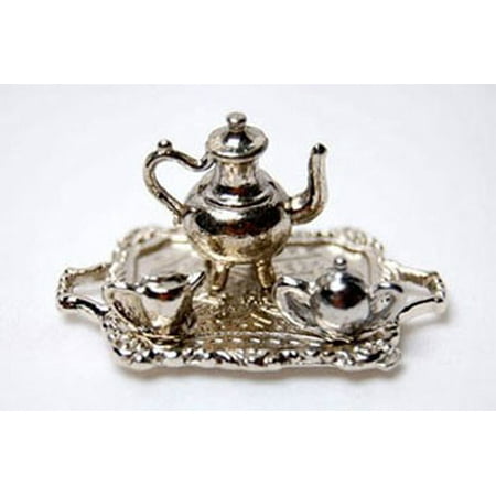 Dollhouse Tea - Dollhouse Silver Tea Set 4Pc