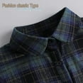 thumbnail image 2 of LoudSung False Collar Detachable Blouse Fake Collar Half Shirts Collar Plaid Designed Cotton Top Elegant for Women Girls, 2 of 9