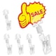 thumbnail image 1 of 10 clips acrílicos para etiquetas de precios, soportes para exhibir etiquetas de productos., 1 of 8