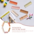 thumbnail image 3 of OATIPHO 6Pcs Wooden Place Card Holders for Office Tables Assorted Colors Elegant Card Display Stand, 3 of 8