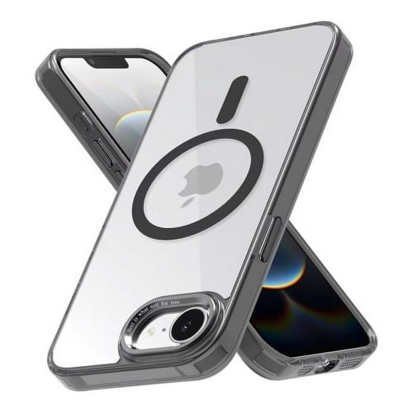 Magnetic Case Designed for Apple iPhone 16e - Compatible with Charging & Accessories (Black)
