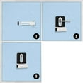 thumbnail image 3 of Kit de Support de Miroir en Métal 16 Pcs, Clips de Miroir avec Vis, Tampons en Caoutchouc, Crochets de Miroir, Support de Miroir Robuste, Matériel Argenté, Support de Miroir 16 x, Argenté, 3 of 4