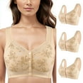 thumbnail image 3 of Sngxgn Women's Wireless Bra, Seamless Smooth Comfort Wirefree T-Shirt Bra(Beige,38), 3 of 3
