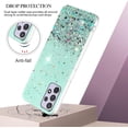 thumbnail image 3 of for Samsung Galaxy A53 Case Clear Glitter Aesthetic Pink Samsung A53 Phone Case Silicone Transparent Shockproof Soft Cover Thin (Samsung A53 5g, Green), 3 of 14