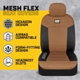 thumbnail image 2 of Fundas de asiento automotrices CAT MeshFlex para automóviles, camiones y SUV, 2 of 8