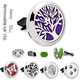 thumbnail image 5 of Clip de aromaterapia para coche con forma de árbol de la vida hueco, de acero inoxidable 316L, para salida de aire del coche, para aire acondicionado, 5 of 6