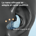thumbnail image 3 of tapones de oídos con cancelación de ruido impermeables Xtellar negro, 3 of 3
