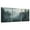 White-1, variant on 12"x12"x3 Panels of Foggy Forest Trees Landscape Painting, Stretched and Framed Canvas Wall Art for Living Room, Bedroom, or Office Decor