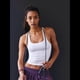 thumbnail image 4 of Camisetas de Tirantes para Mujer, Sin Mangas, con Cuello Cuadrado, Sin Costuras, Espalda Cruzada, para Gimnasio, Yoga y Deportes. S, 4 of 7