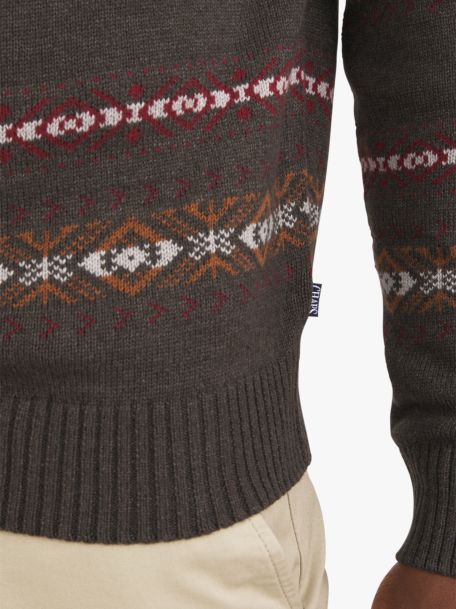 Chaps Men's & Big Men's Long Sleeve Crewneck Sweater, Sizes S-3XL
