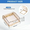 thumbnail image 2 of Uxcell 4.41 x 3.9 x 1.65 Inch Outlet Cover Box, Transparent Brown, 2 of 7
