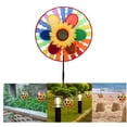 thumbnail image 6 of CheAAlet Garden Sunflower Windmill Decor, Colorful Outdoor Party Windmill, Weathervane Garden Ornament, Rotating Garden Sunflower Decoration, 6 of 9