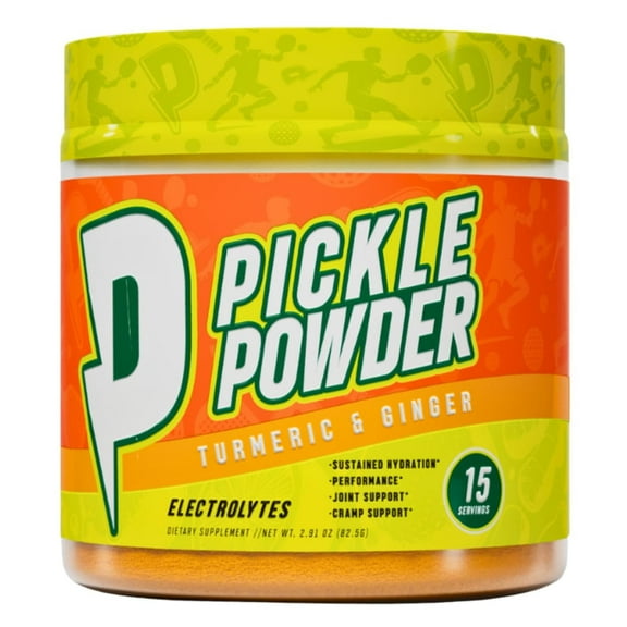 Pickle Powder by Divine Health | Formulated by Dr. Colbert, MD | Lemon Zest Flavor | Joint Support & Hydration | Turmeric, Ginger, Electrolytes, Minerals | 30 Scoops | 15 Servings | 2.91oz